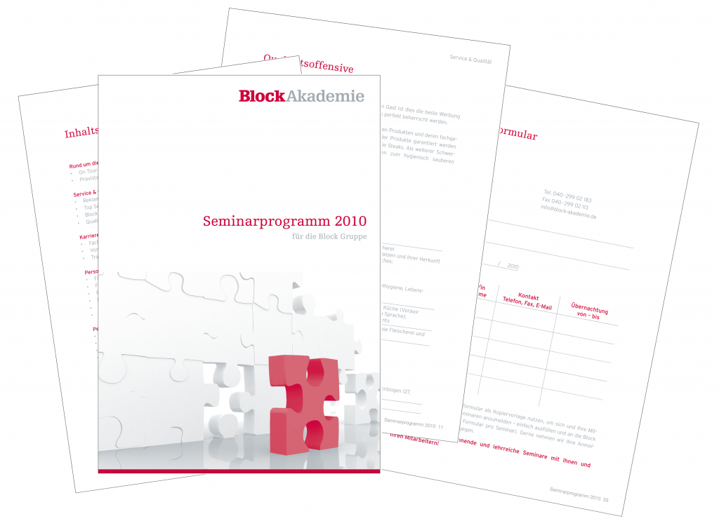 Seminar Handbuch für die Block Gruppe, bzw. die Block Akademie